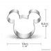 jasonsy Mickey Mouse Cookie Cutters Set-5 pcs-Mickey Mouse Head Ears Side Face Hand and Shoes Cartoon Shape Fondant Baking Molds for Kids-Stainless Steel - B07FRMW664
